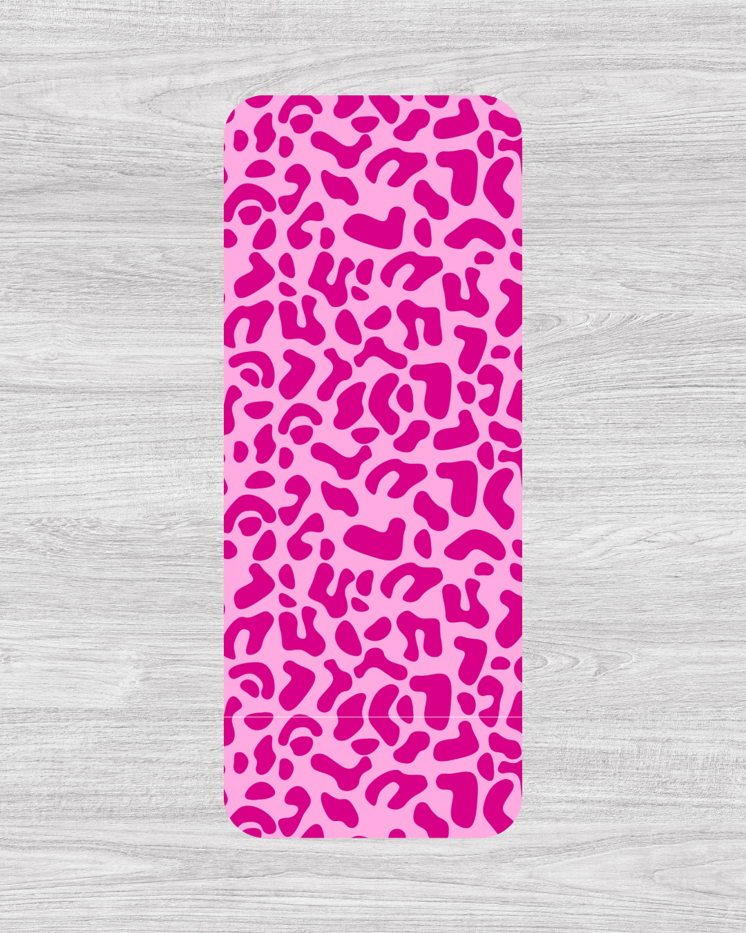 Pink Leopard Print Bookmark