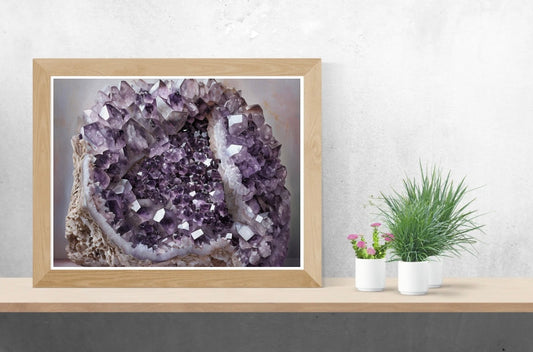 Amethyst Landscape Print