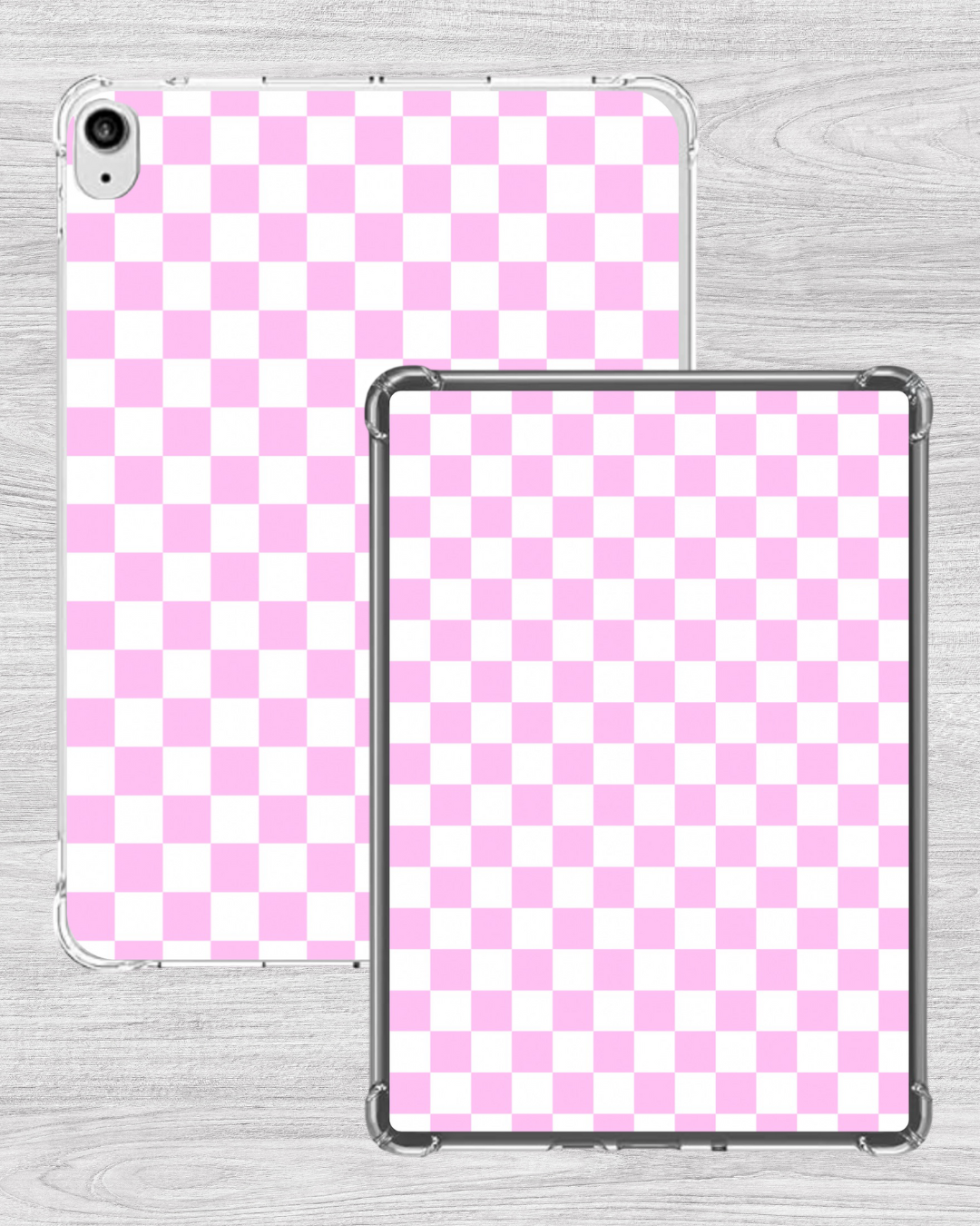 Pink Check iPad/Kindle Insert