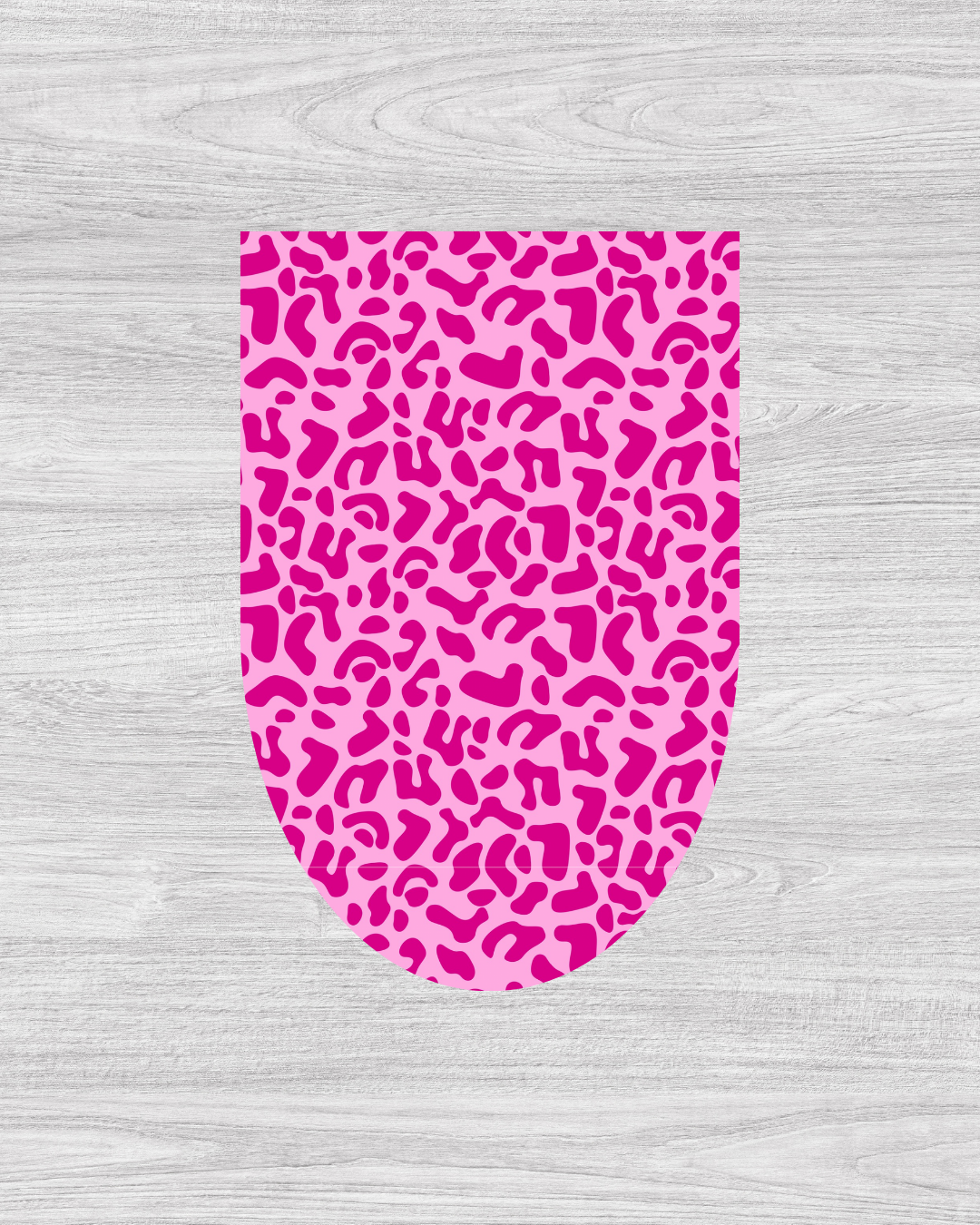 Pink Leopard Print Magnetic Bookmark