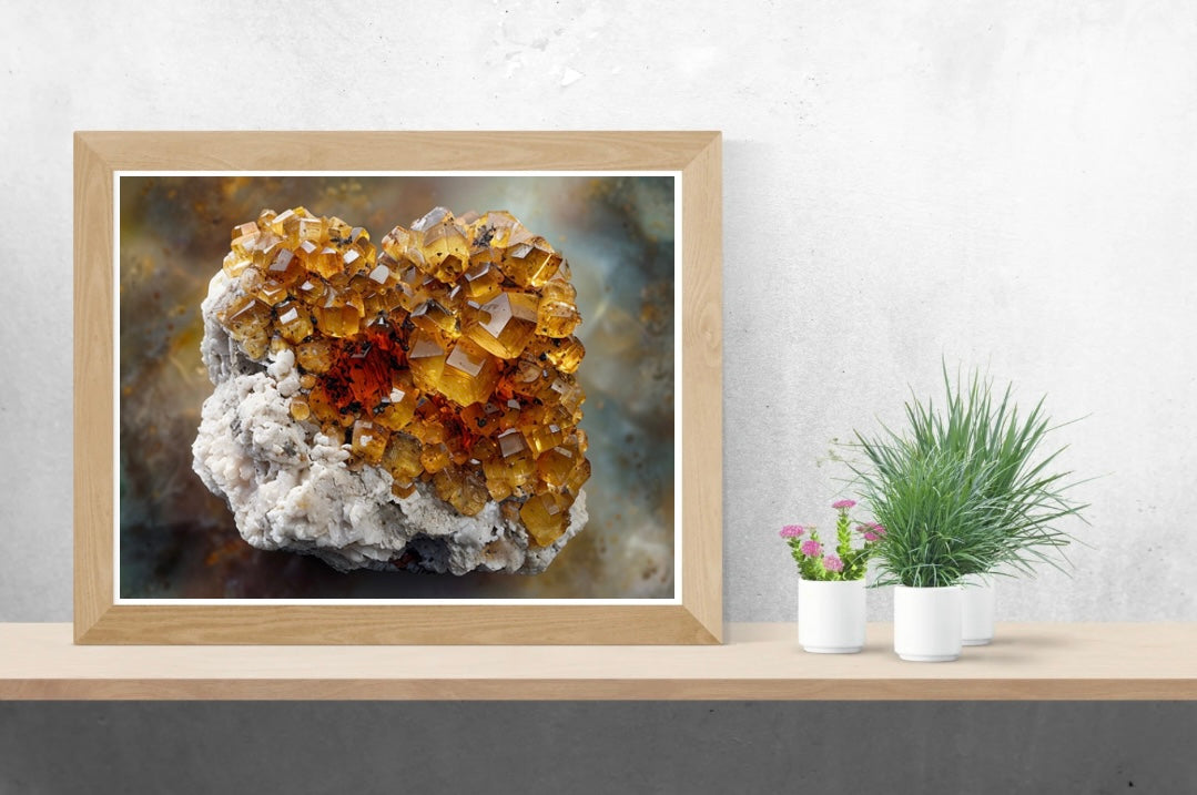 Citrine Landscape Print