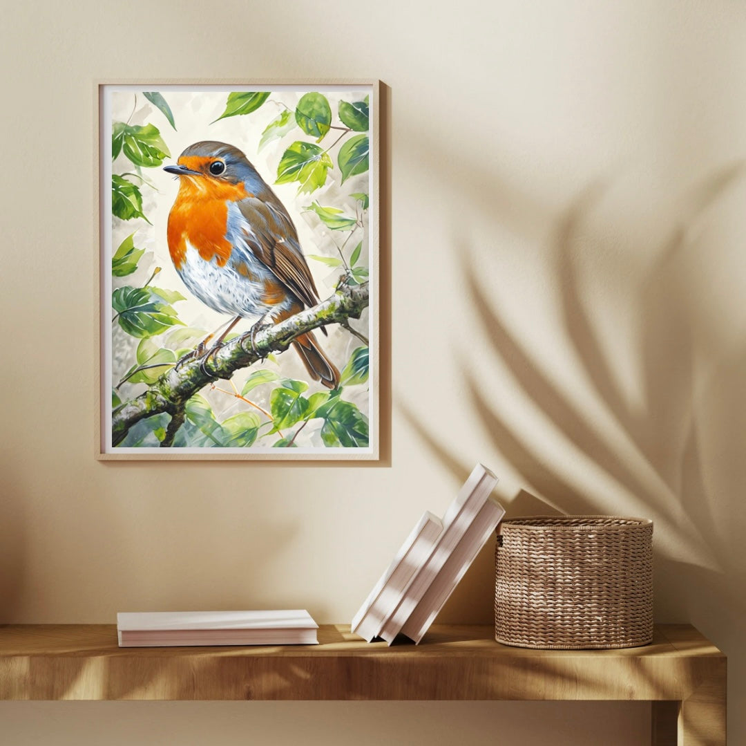 Robin Portrait Print