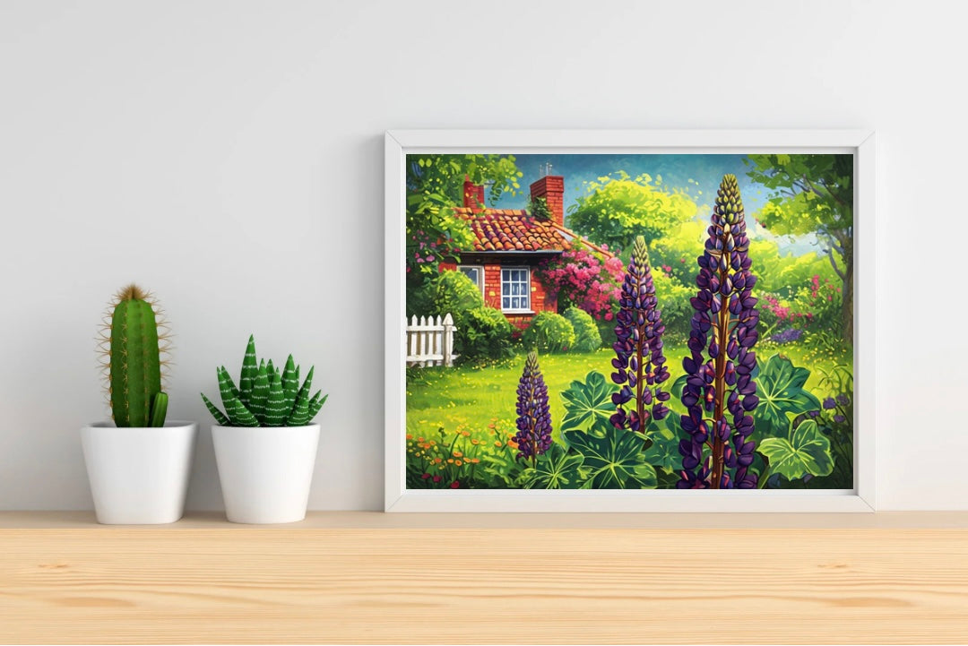 Cottage Landscape Print