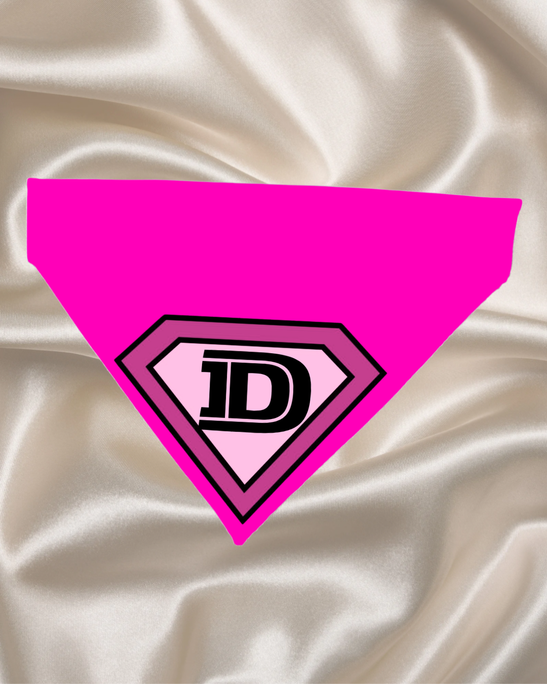 Pink Super Dog Bandana
