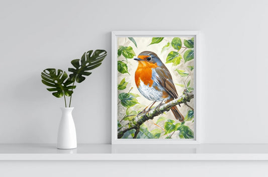 Robin Portrait Print