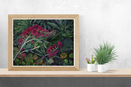 Floral Landscape Print