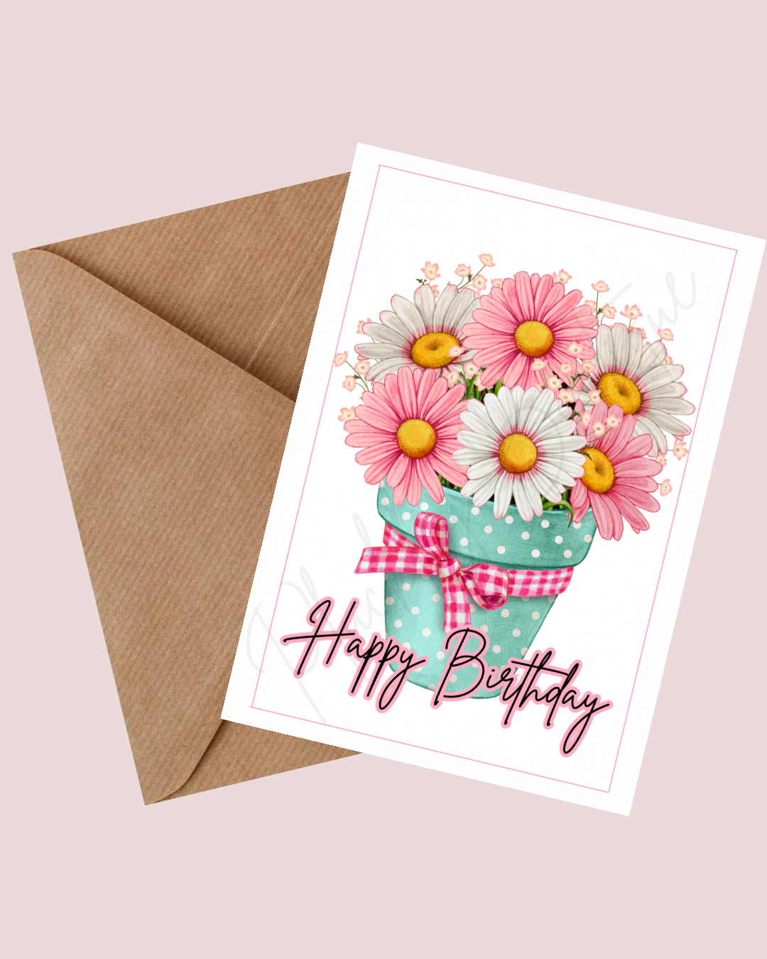 Bouquet Happy Birthday Card