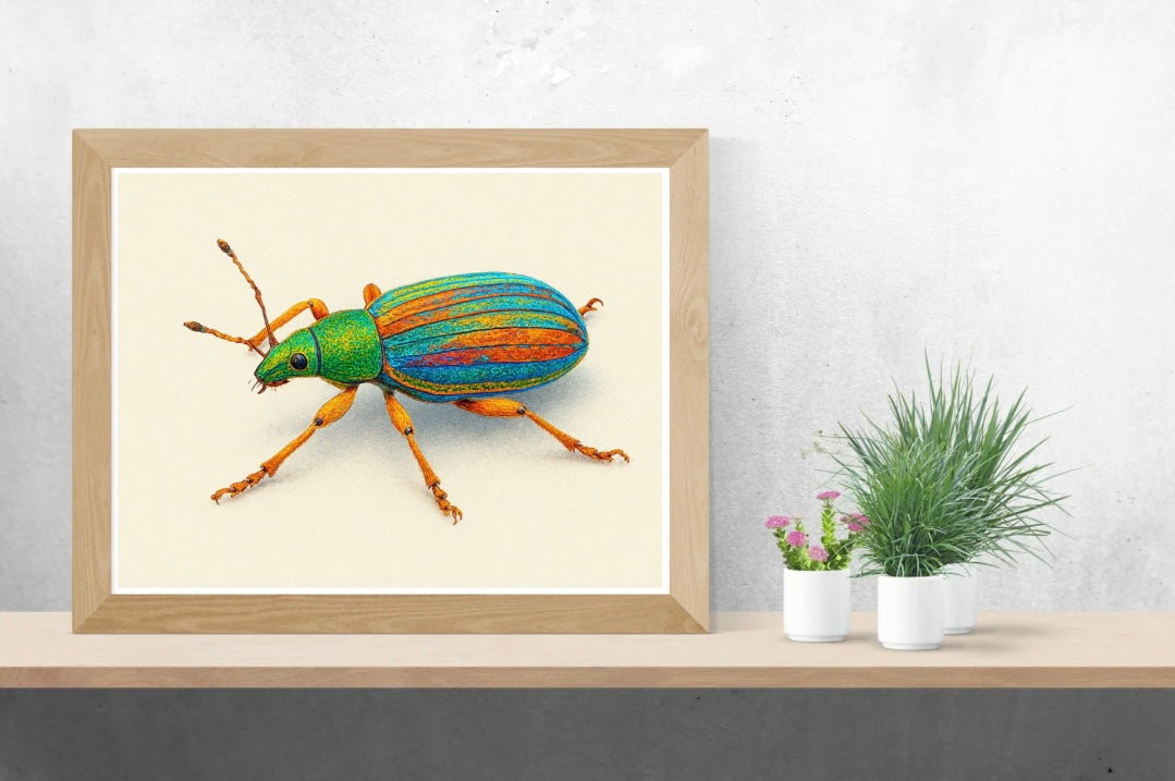 Beetle Landscape Print