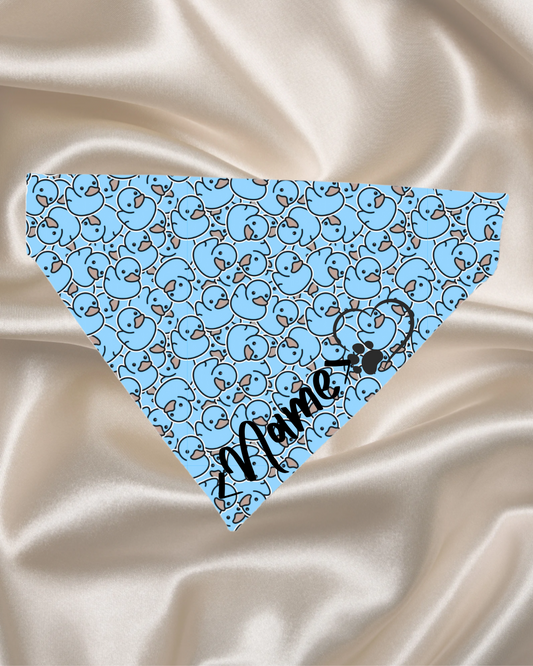 Personalised Blue Duck Bandana