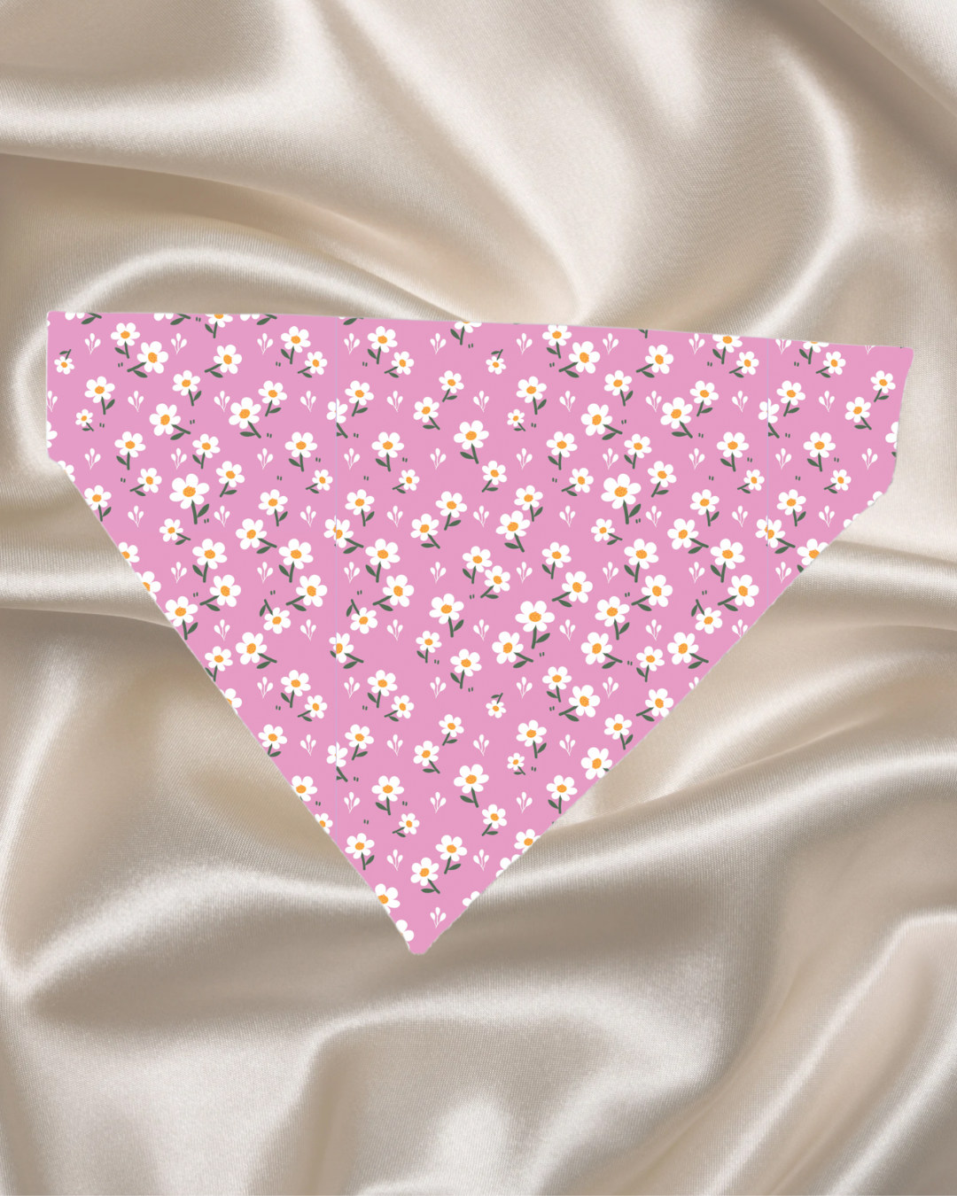 Pink Daisy Bandana