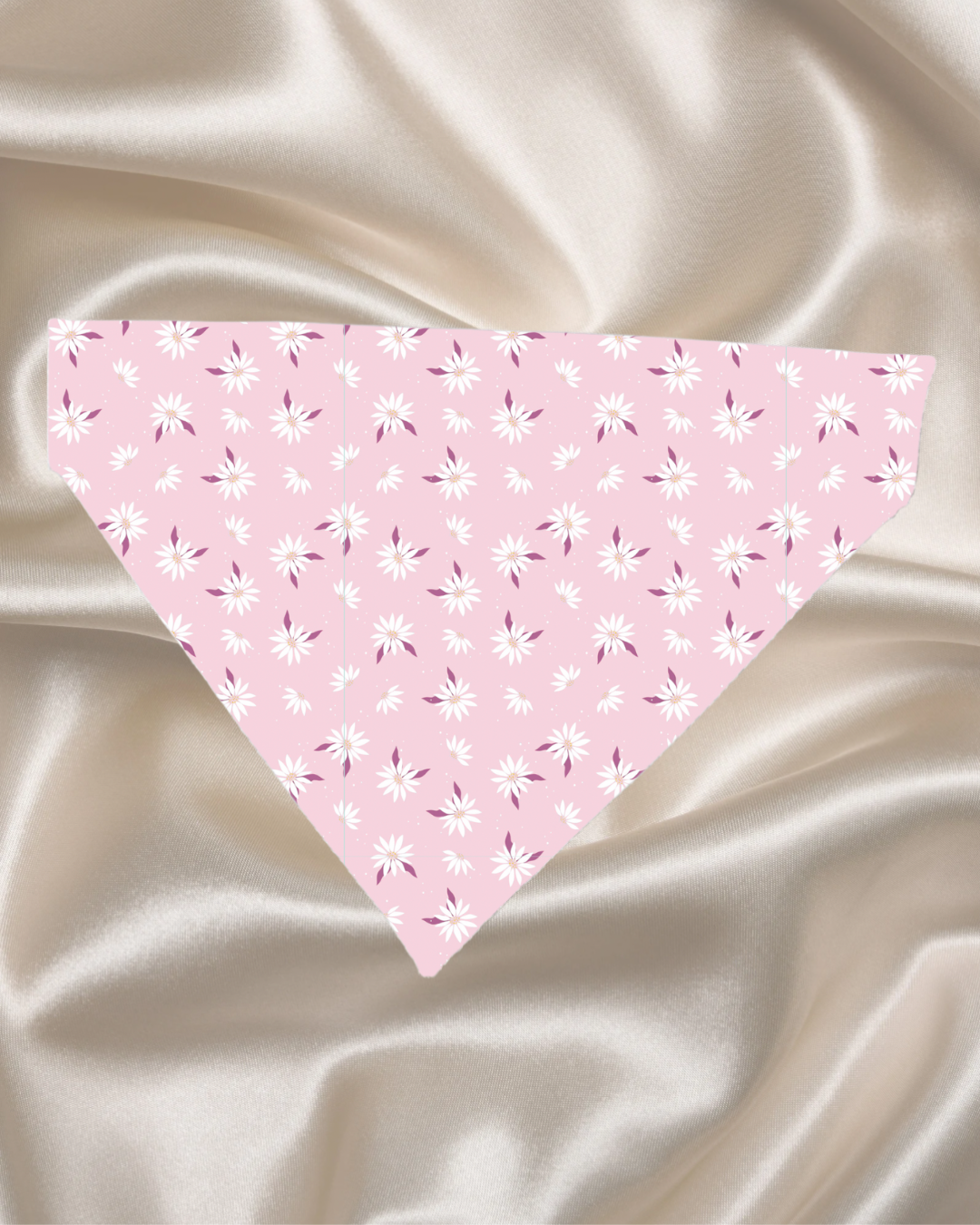 Pink Daisy Petal Bandana