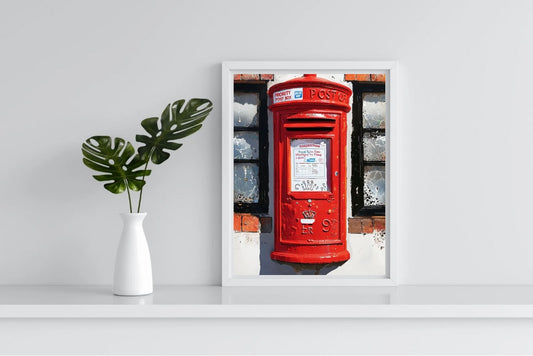 Post Box Portrait Print