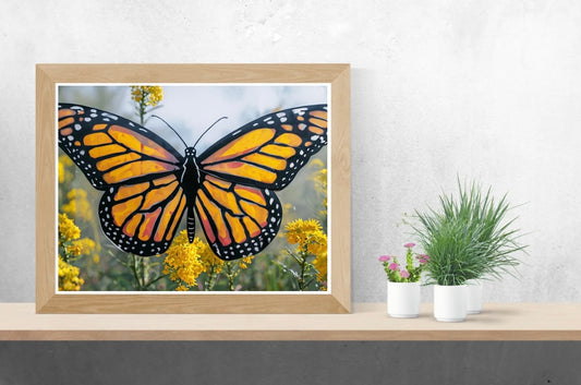 Butterfly Landscape Print