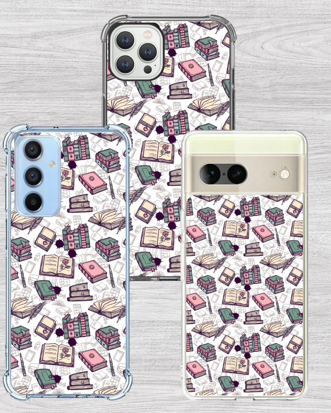 Books Phone Insert