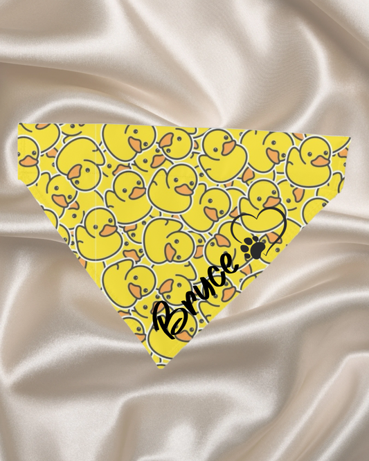 Personalised Yellow Duck Bandana