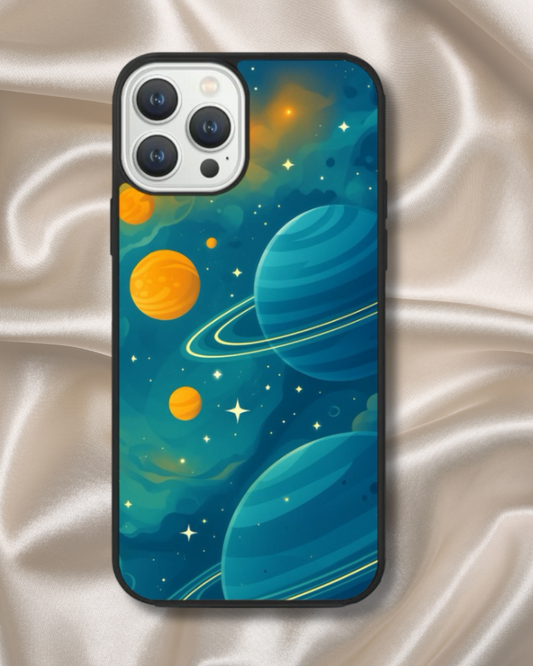 Green Galaxy iPhone Case