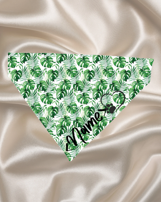 Personalised Palm Leaves Bandana