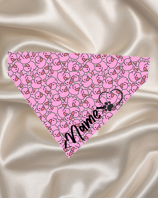 Personalised Pink Duck Bandana