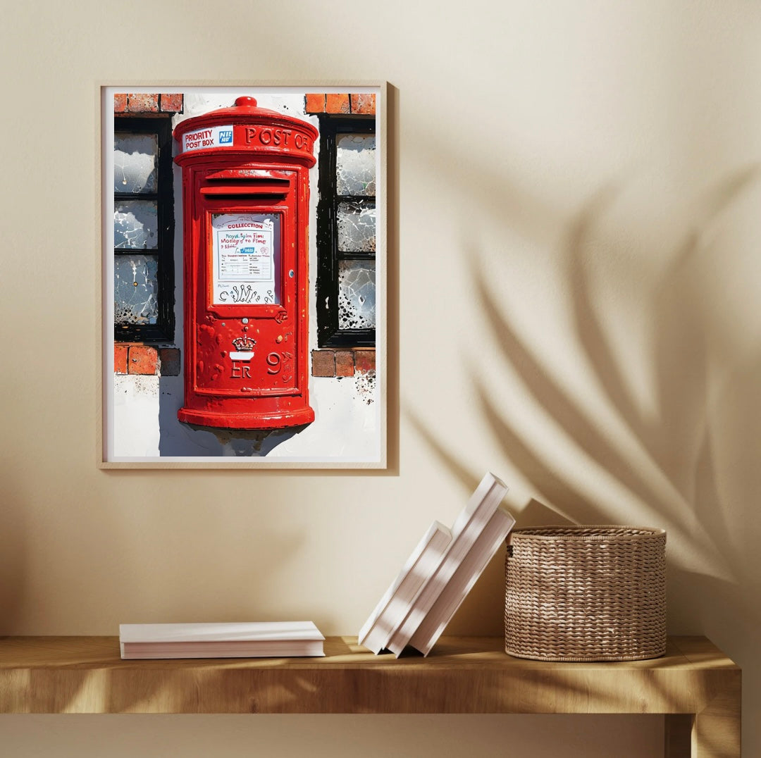 Post Box Portrait Print