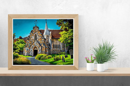 Church Landscape Print