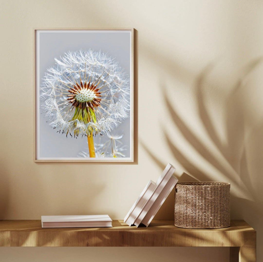 Dandelion Portrait Print
