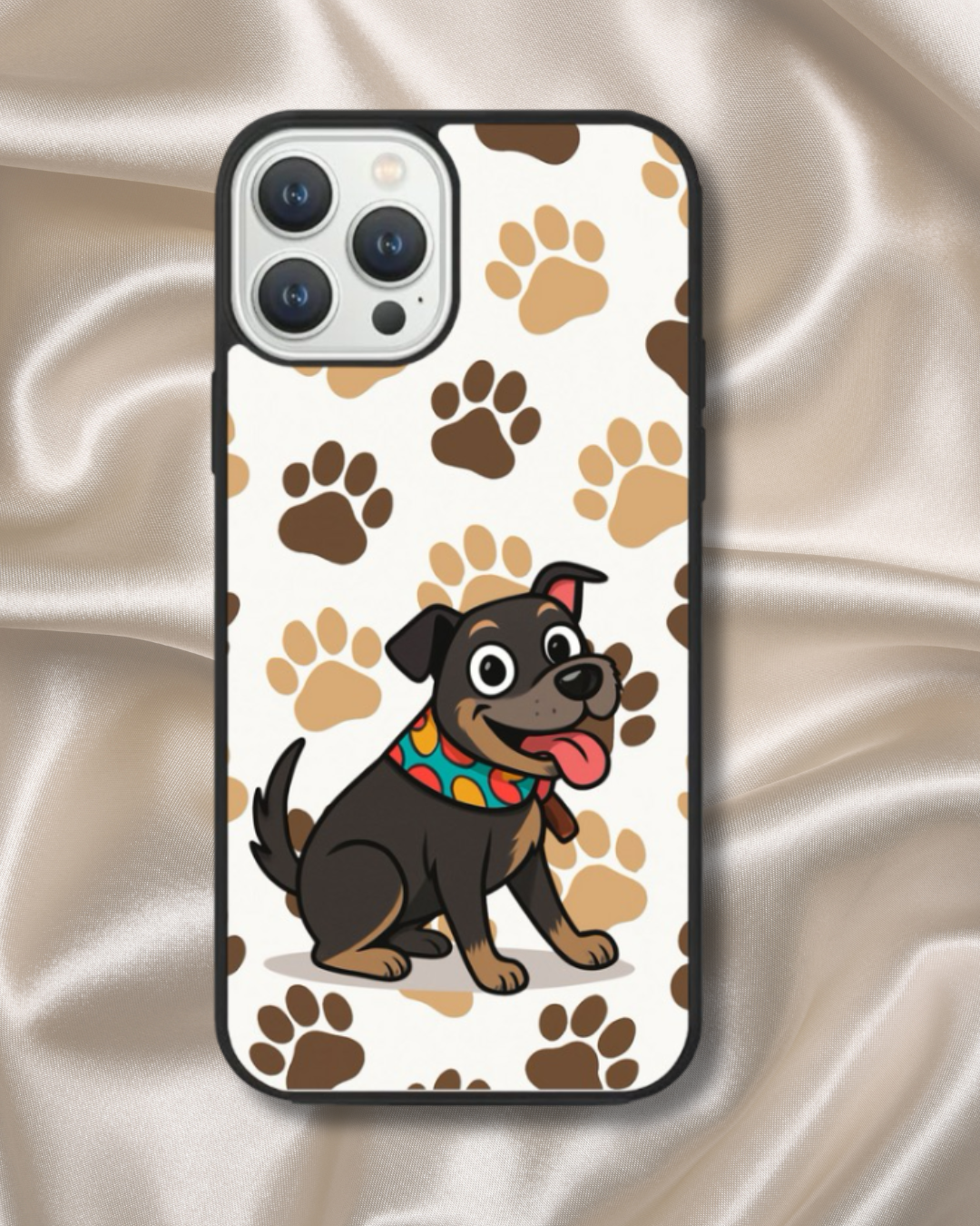 Cartoon Brown Paw iPhone Case